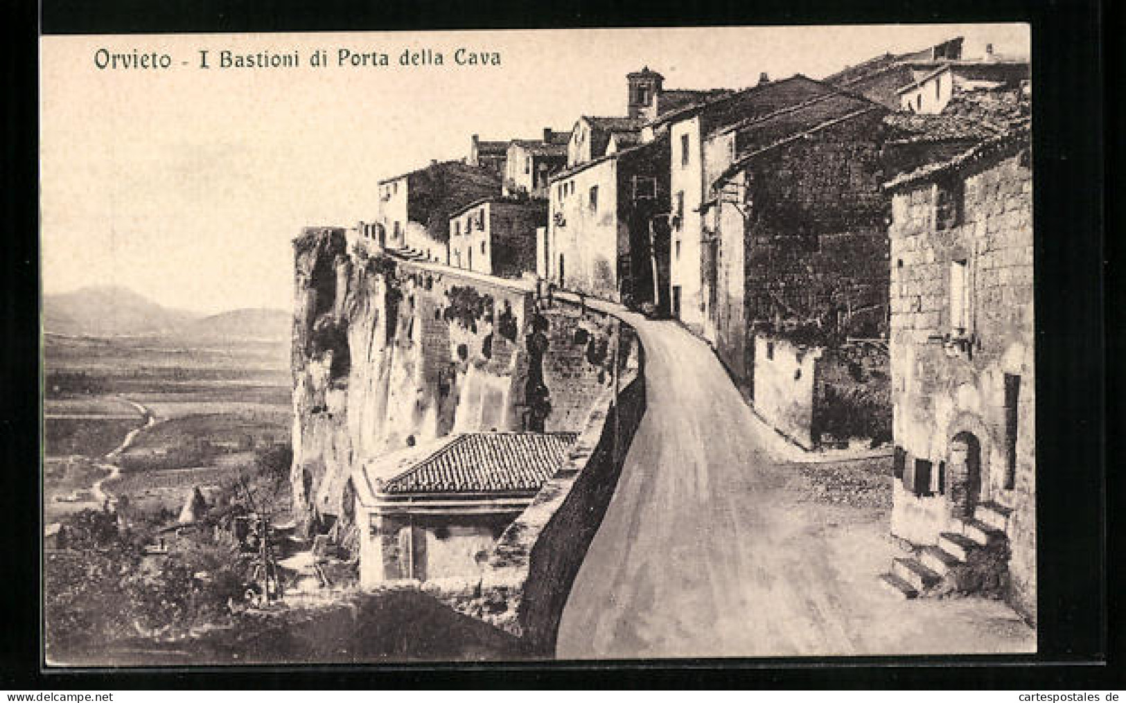Cartolina Orvieto, Bastioni Di Porta Della Cava  - Other & Unclassified