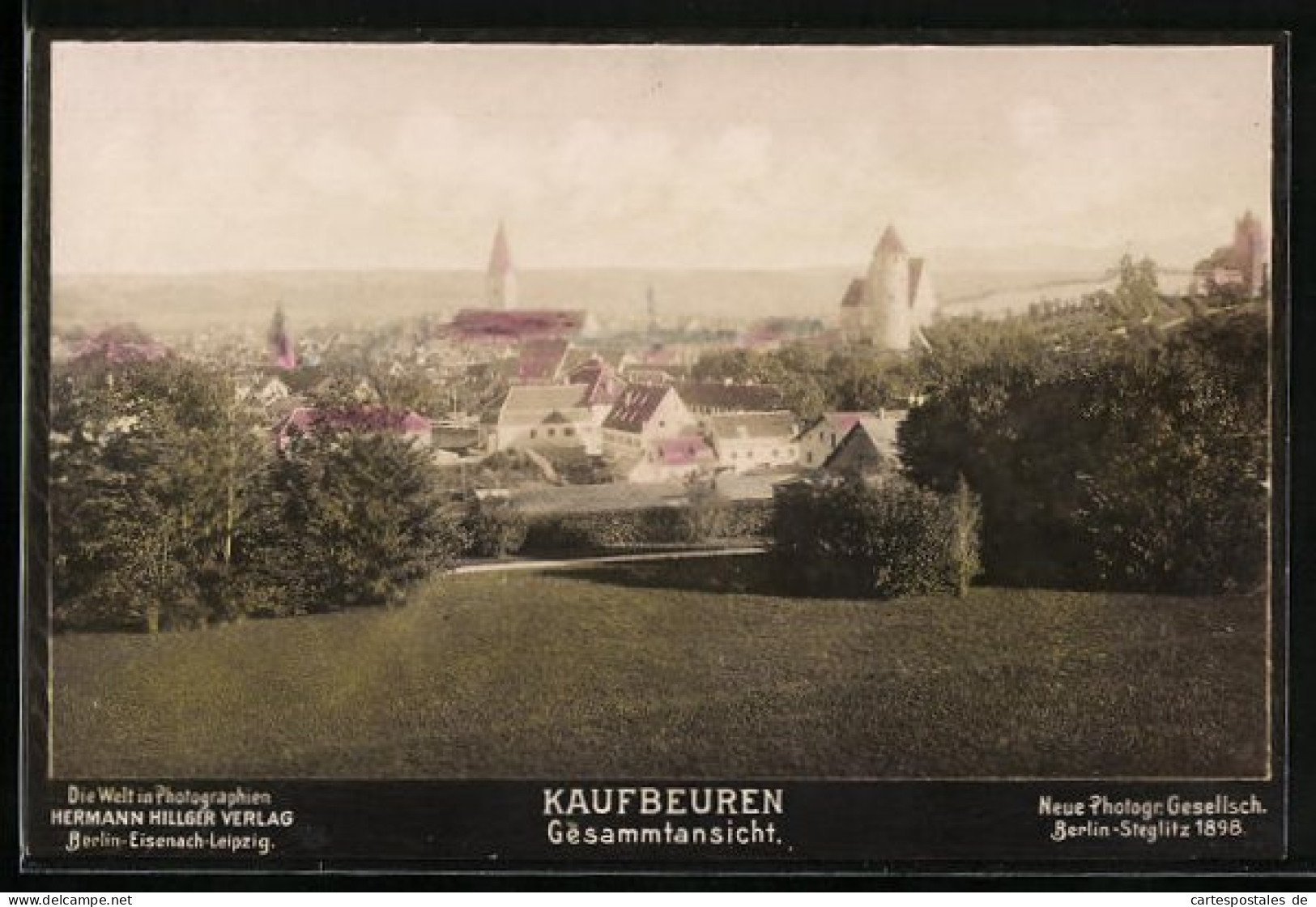 Foto-AK NPG Nr. 1091: Kaufbeuren, Gesamtansicht Mit Türmen  - Photographs