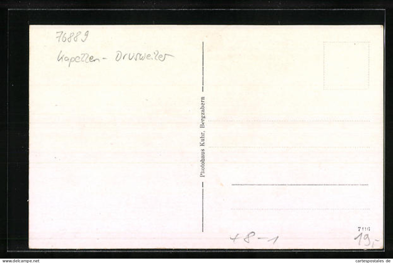 AK Kapellen /Rheinpfalz, Gasthaus Zur Post, Hopfensiegelhalle, Schulhaus  - Autres & Non Classés