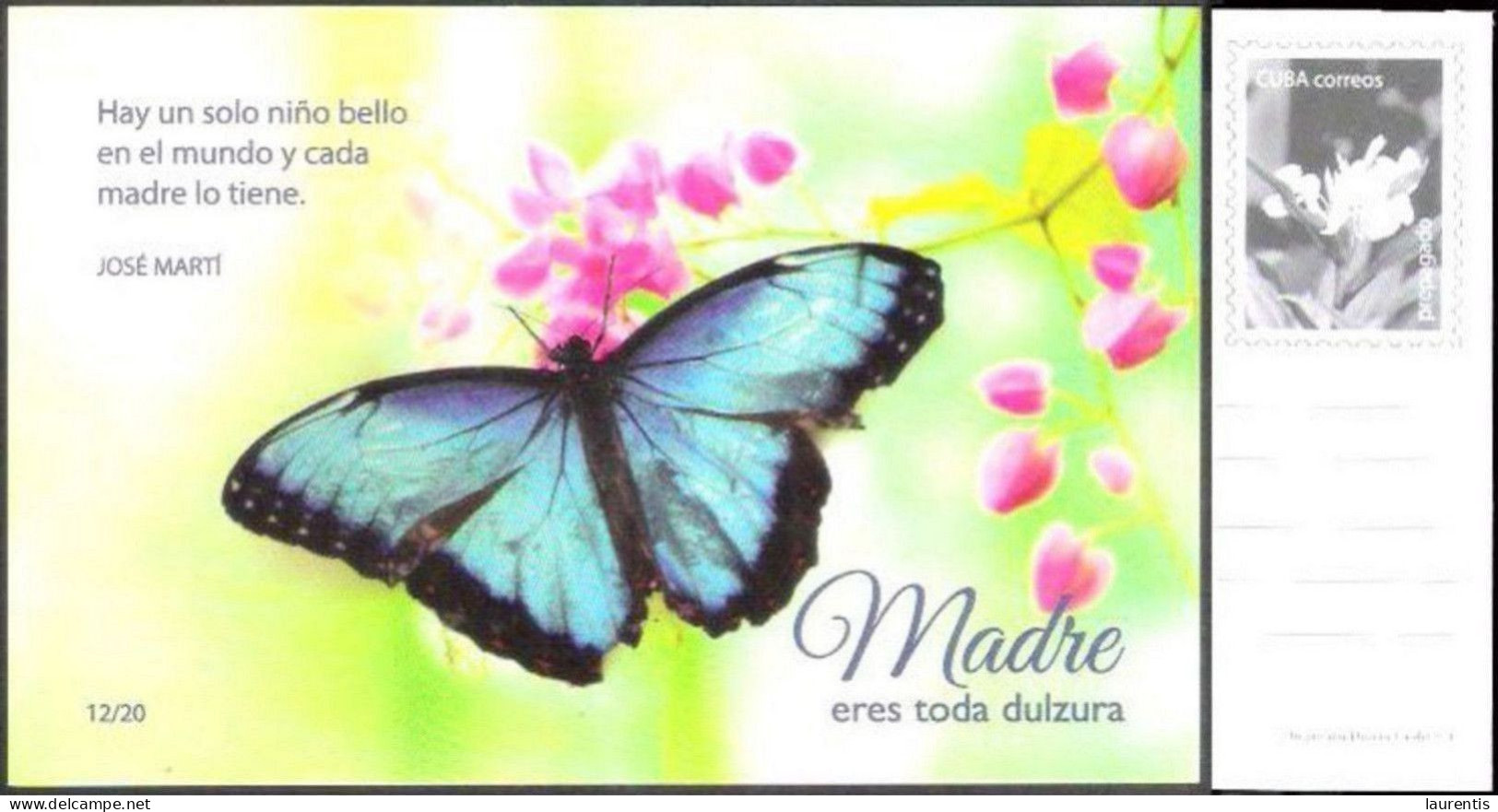 783  Butterflies - Papillons - Mother's Day 2017 - Postal Sta. - Unused - Cb - 2,40 . - Vlinders