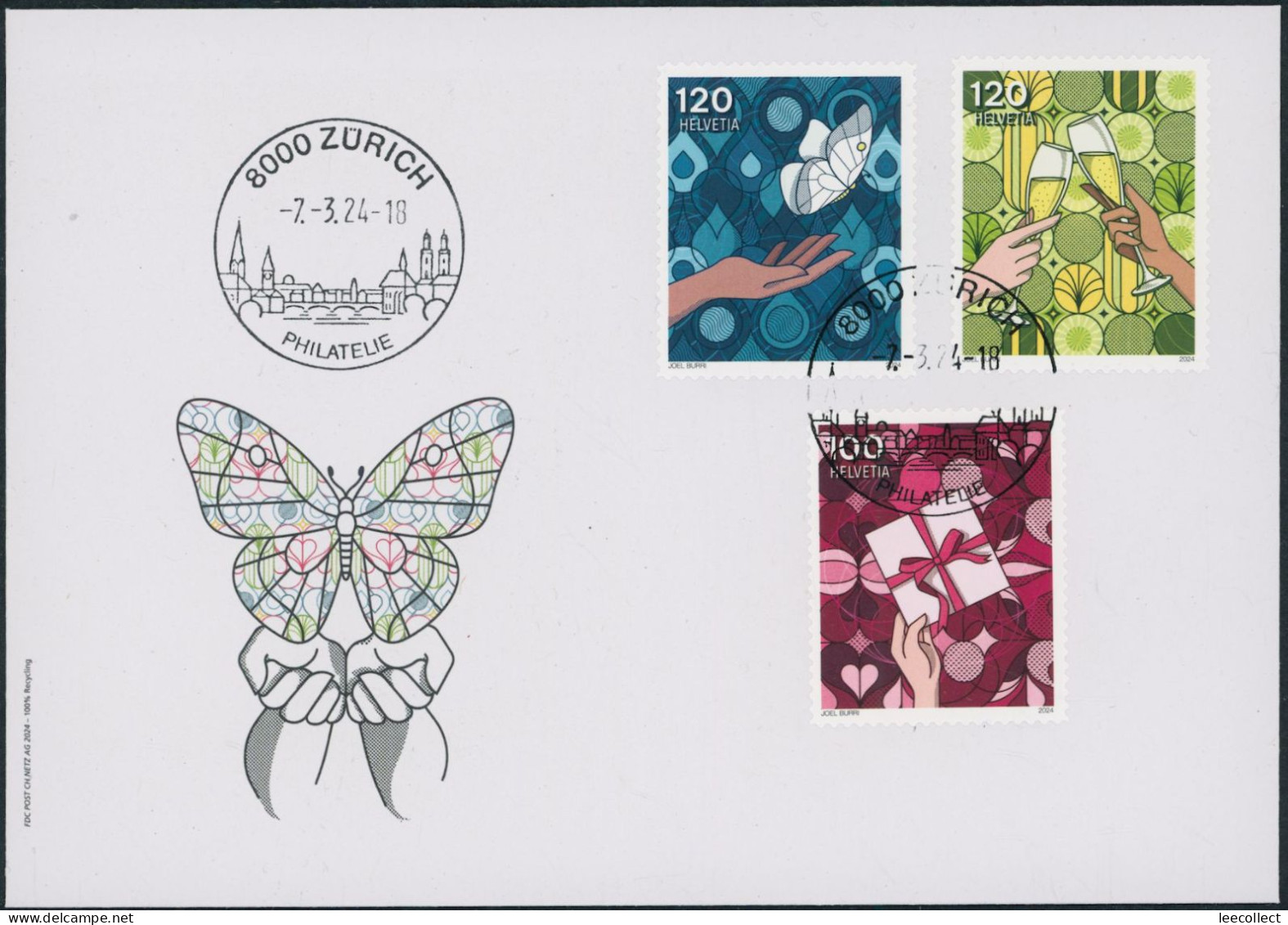 Suisse - 2024 - Anlässe - Ersttagsbrief FDC ET - Covers & Documents