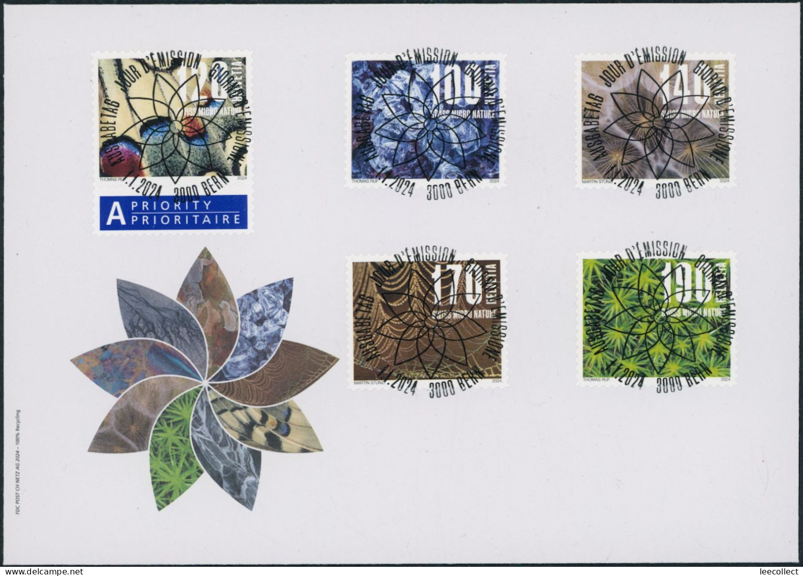 Suisse - 2024 - Flusslandschaften - Ersttagsbrief FDC ET - Ersttag Voll Stempel - Storia Postale