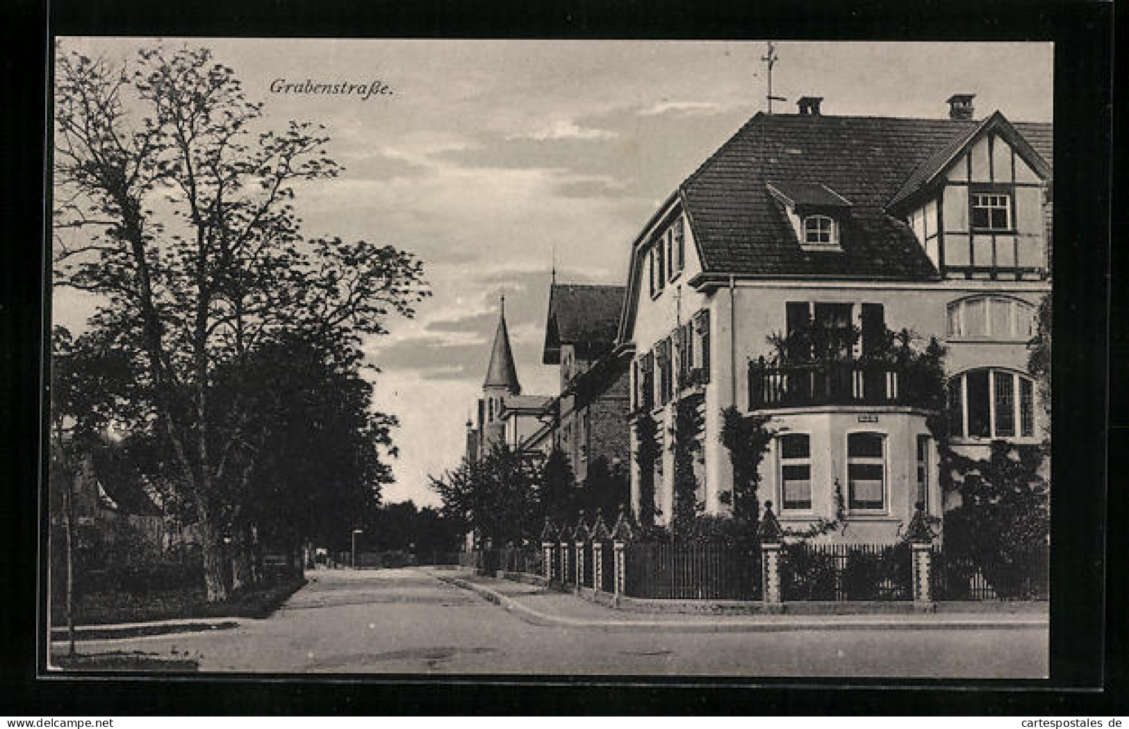 AK Riedlingen, Grabenstrasse Ecke Kirch Strasse  - Other & Unclassified