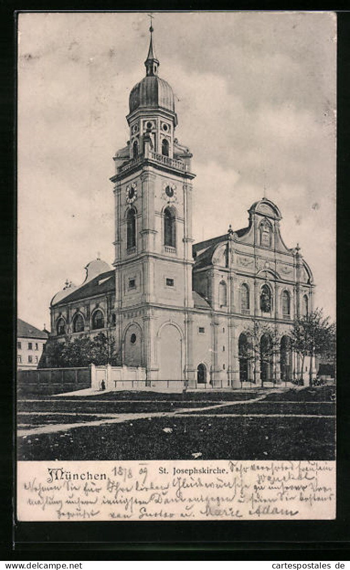 AK München, St. Josephskirche  - München