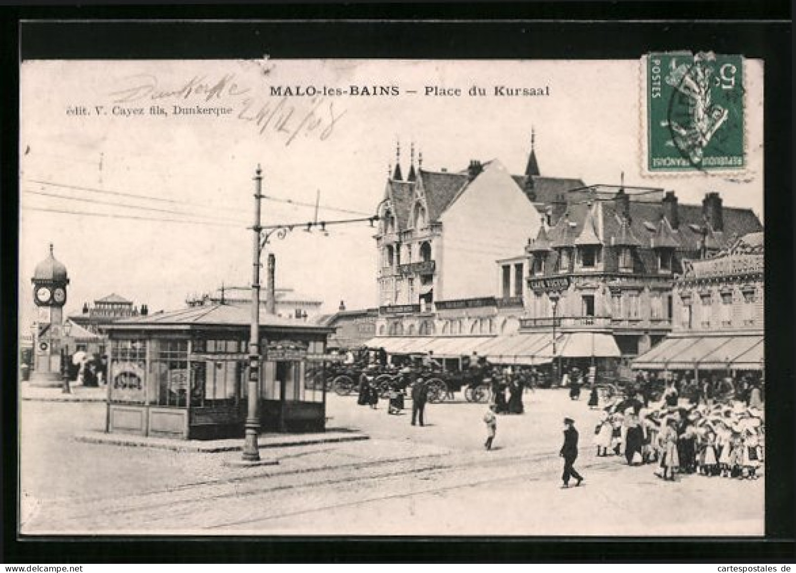 CPA Malo-les-Bains, Place Du Kursaal  - Malo Les Bains