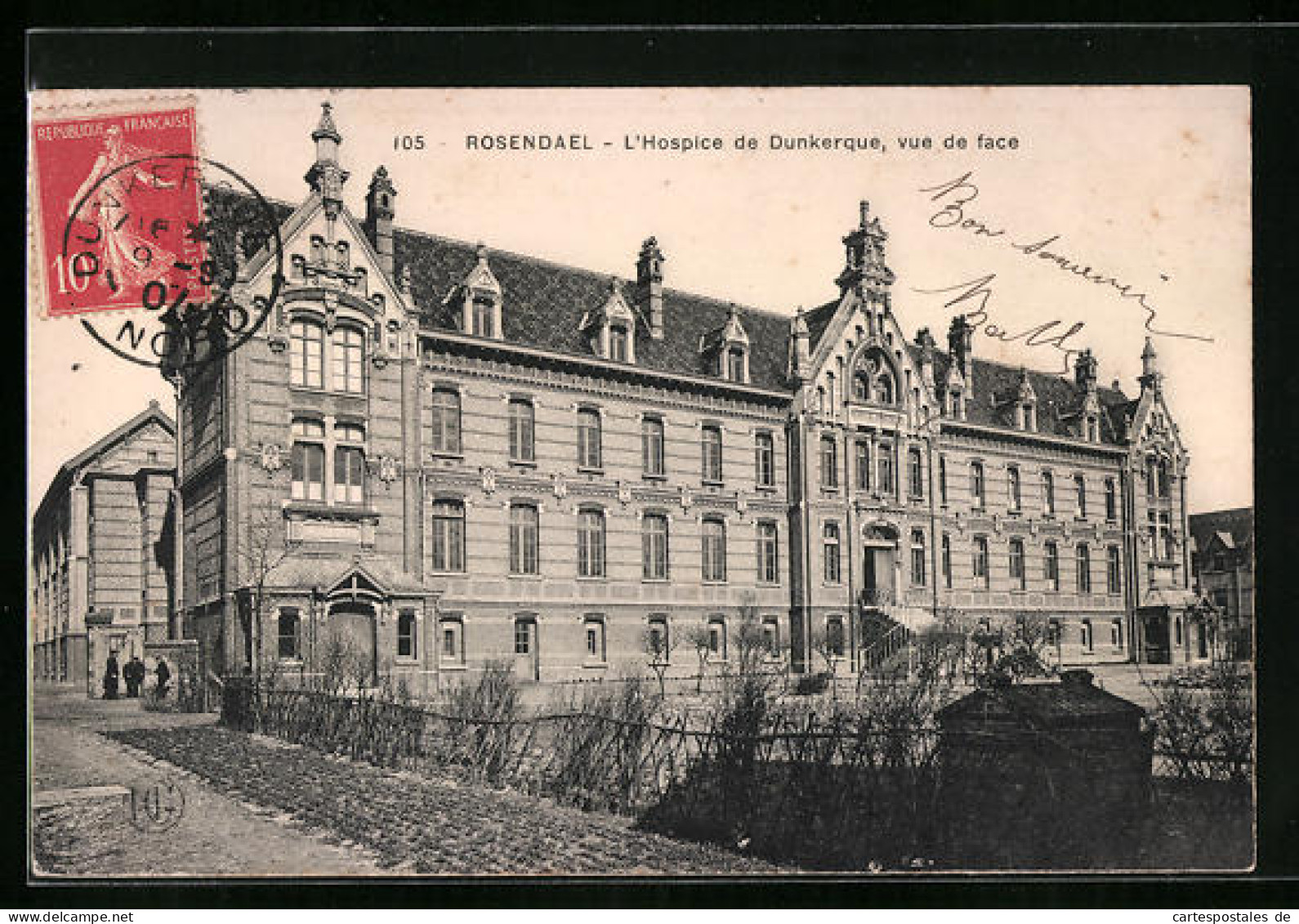 CPA Rosendael, L`Hospice De Dunkerque, Vue De Face  - Dunkerque