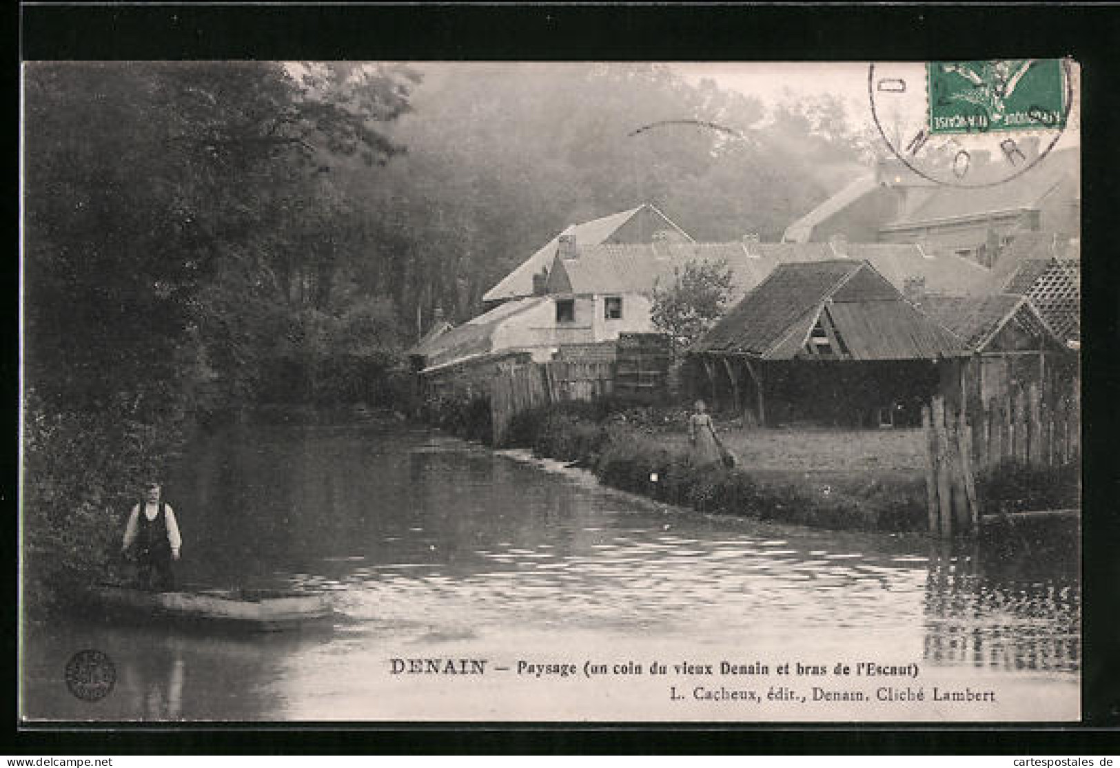 CPA Denain, Paysage, Un Coin Du Vieux Denain  - Denain