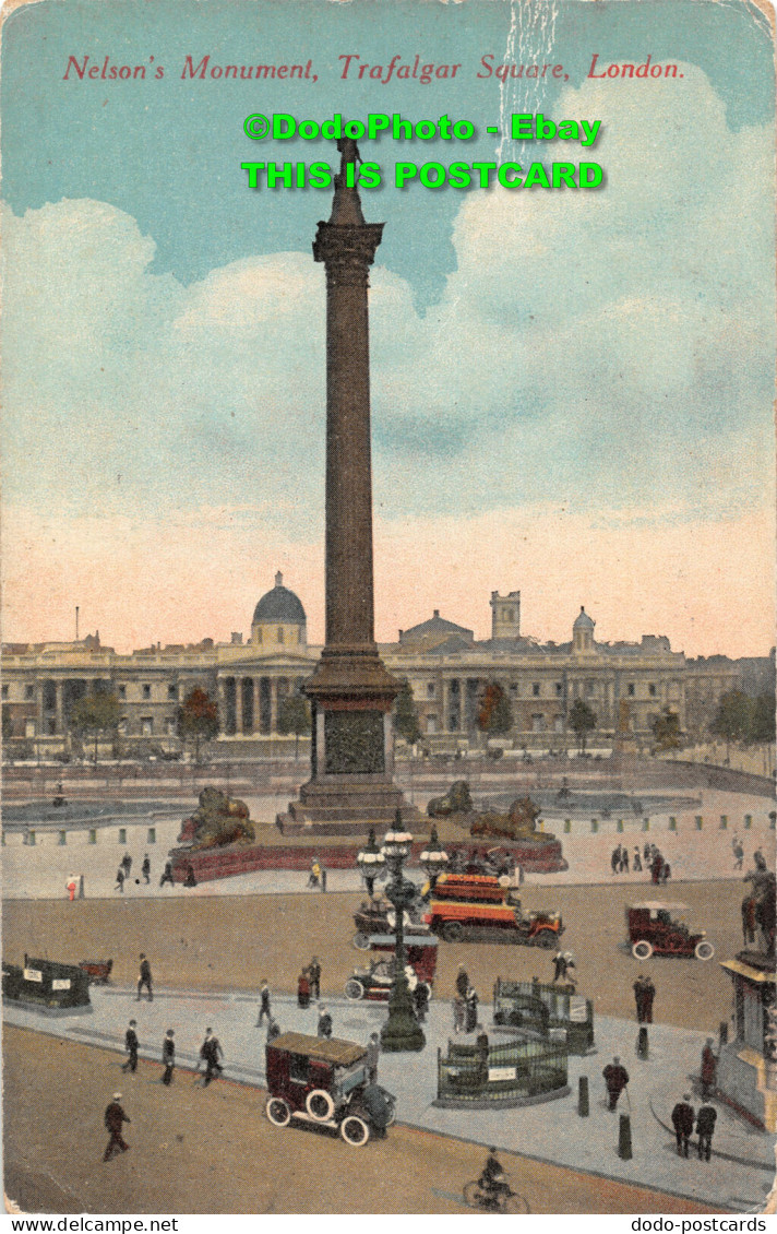 R451691 London. Nelson Monument. Trafalgar Square. M. And L. National Series. No - Autres & Non Classés