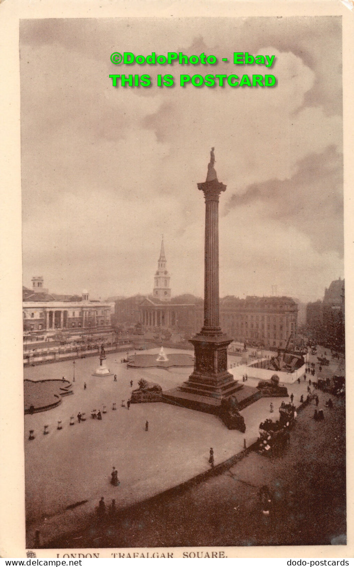 R451772 London. Trafalgar Square. Tuck. Glosso. Series. 1075 - Sonstige & Ohne Zuordnung