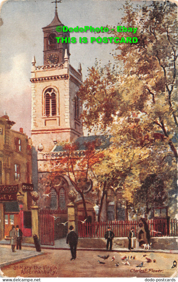 R451804 Aldermanbury. St. Mary The Virgin. London Churches. Tuck. Oilette. 6259 - Autres & Non Classés