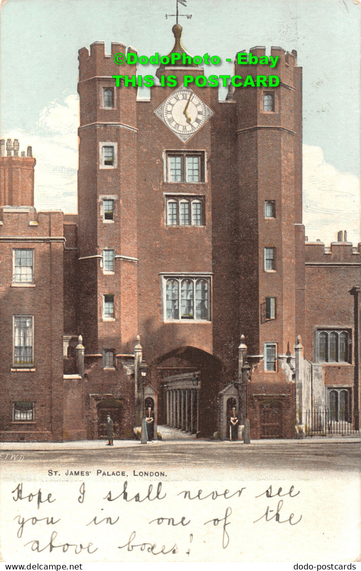 R451812 London. St. James Palace. Postcard - Andere & Zonder Classificatie