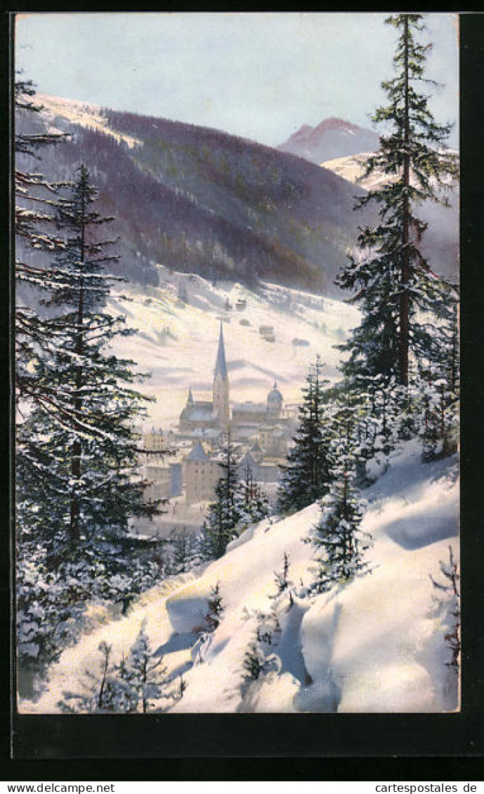 AK Davos, Winterpanorama  - Davos