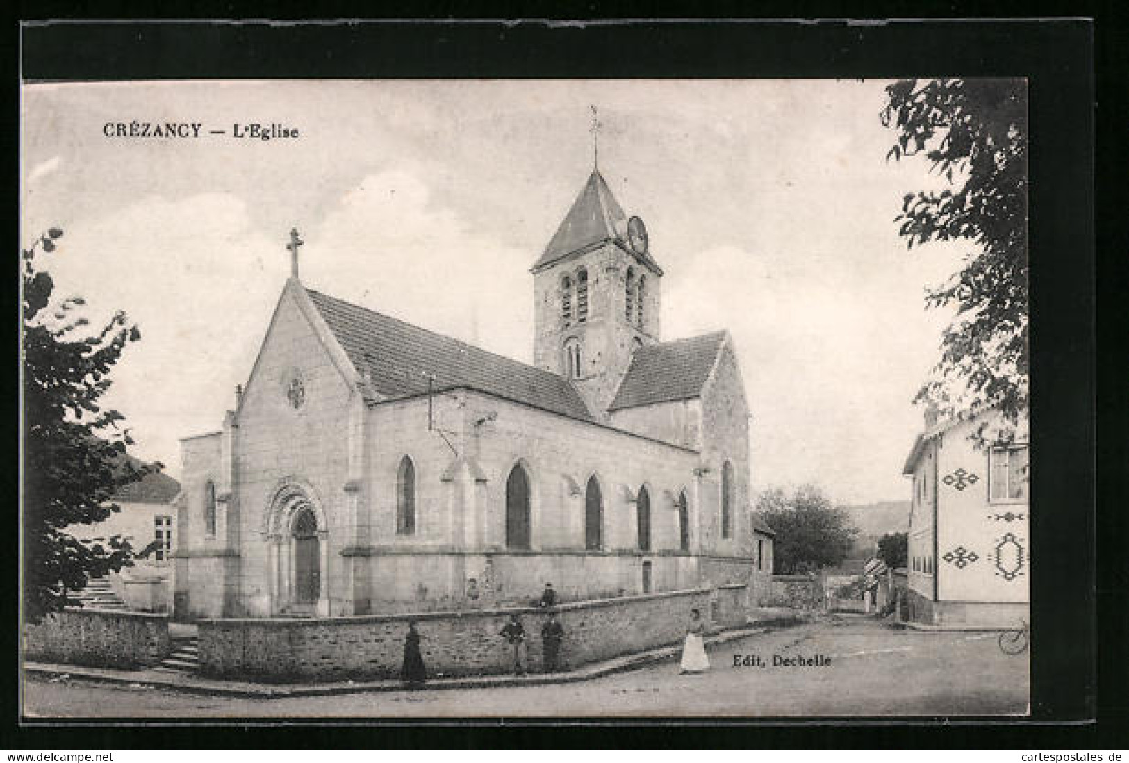 CPA Crézancy, L'Eglise  - Other & Unclassified