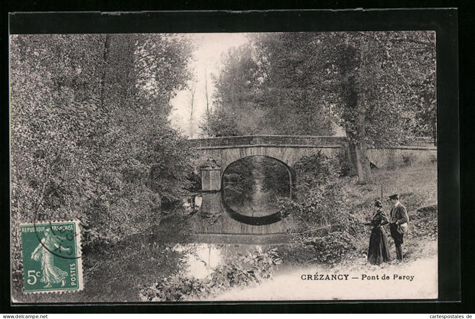 CPA Crézancy, Pont De Paroy  - Other & Unclassified