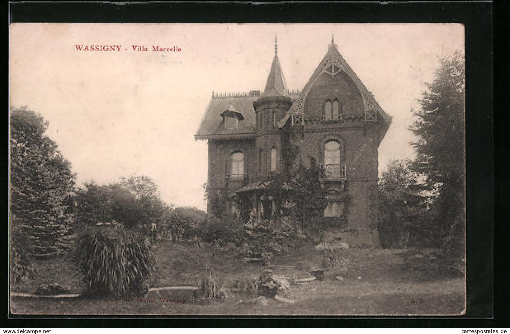 CPA Wassigny, Villa Marcelle  - Other & Unclassified
