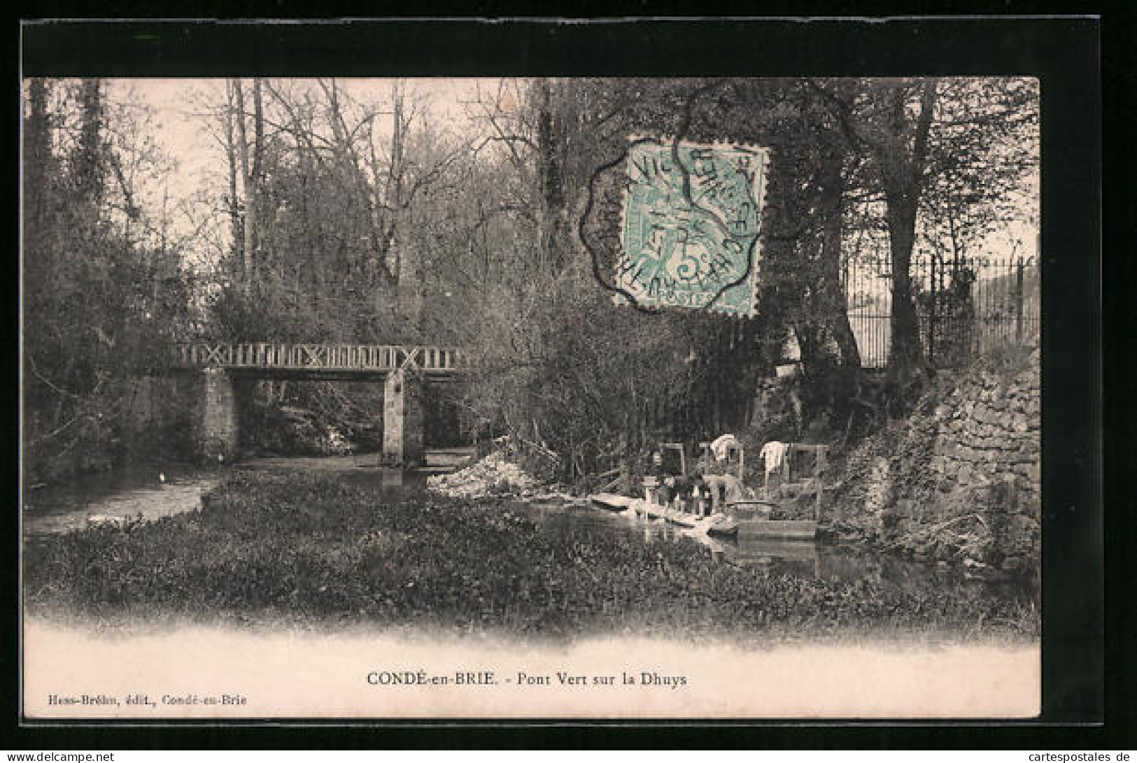 CPA Condé-en-Brie, Pont Vert Sur La Dhuys  - Sonstige & Ohne Zuordnung