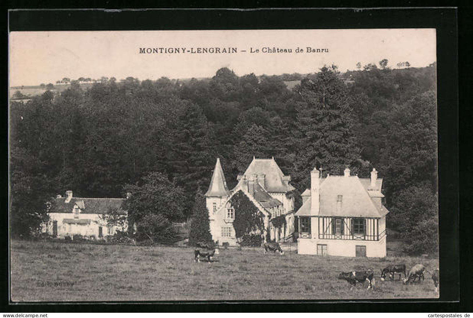 CPA Montigny-Lengrain, Le Château De Banru  - Sonstige & Ohne Zuordnung