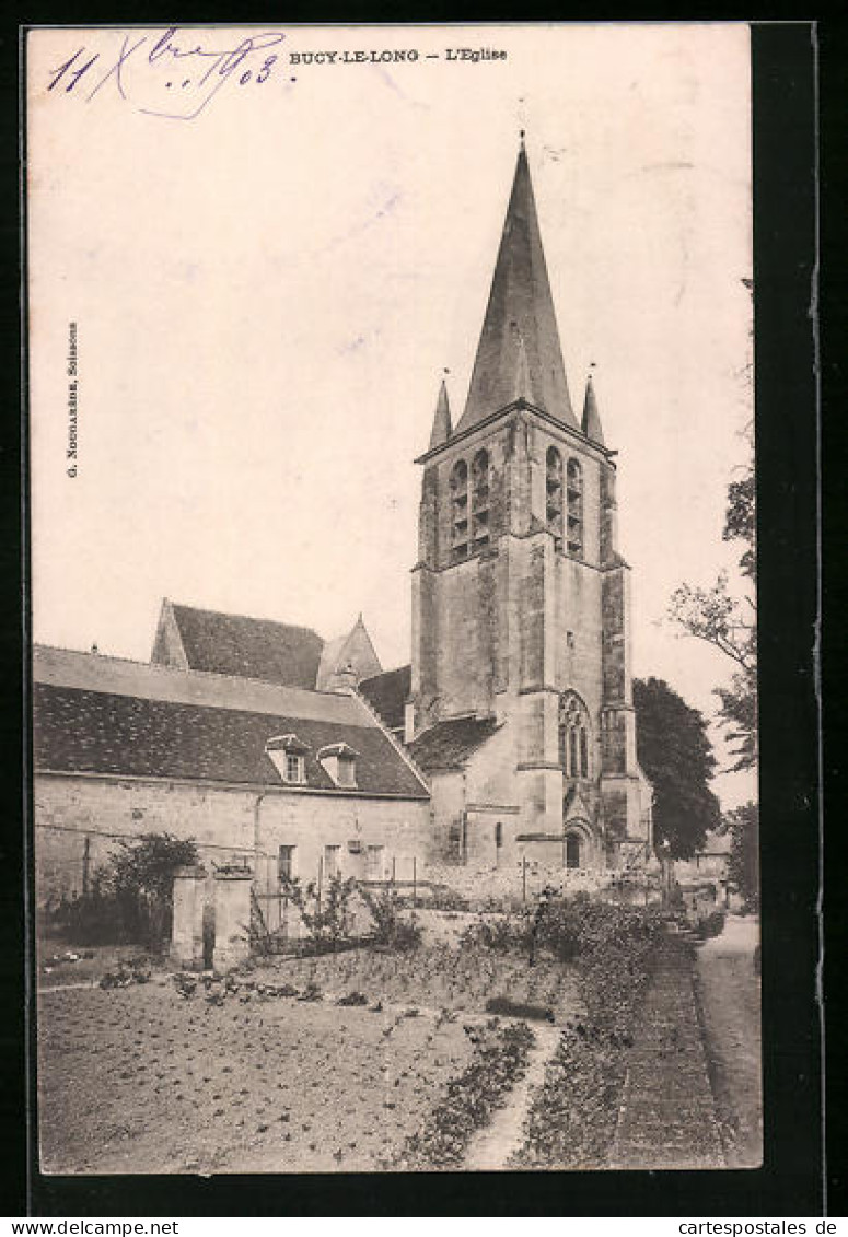 CPA Bucy-le-Long, L`Eglise  - Other & Unclassified