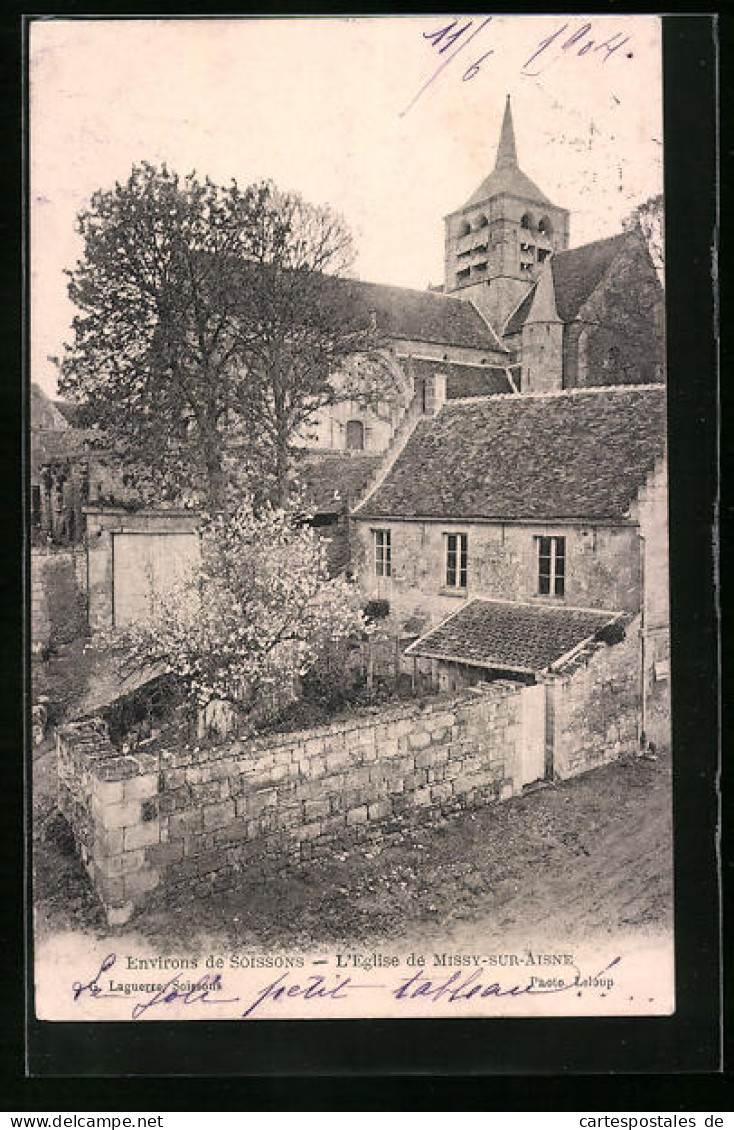 CPA Missy-sur-Aisne, L`Église  - Other & Unclassified
