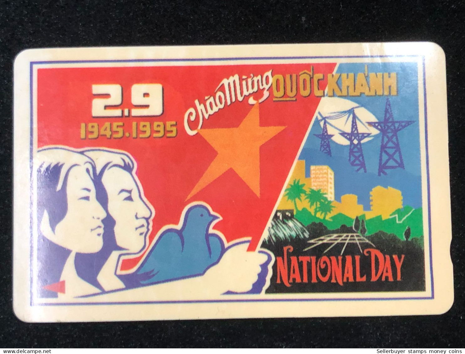 Card Phonekad Vietnam( Liberation Day 30 000dong-1995)-1pcs - Vietnam