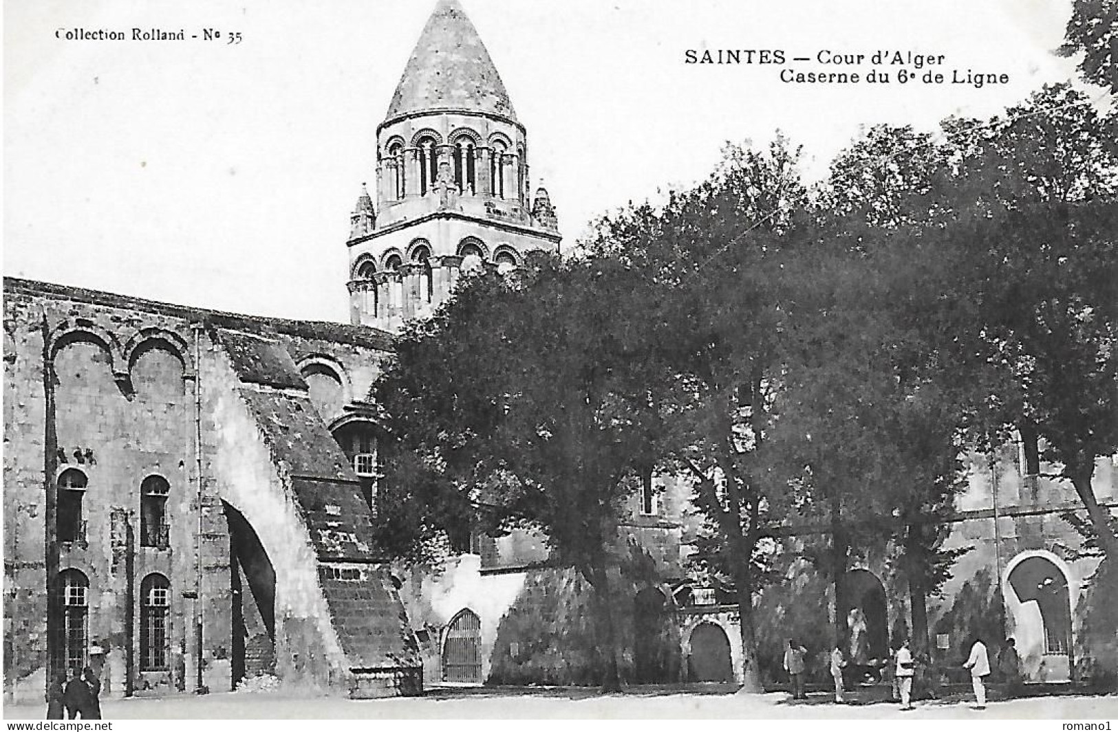 17)    SAINTES  - Cour D' Alger Caserne Du 6 E De Ligne - Saintes