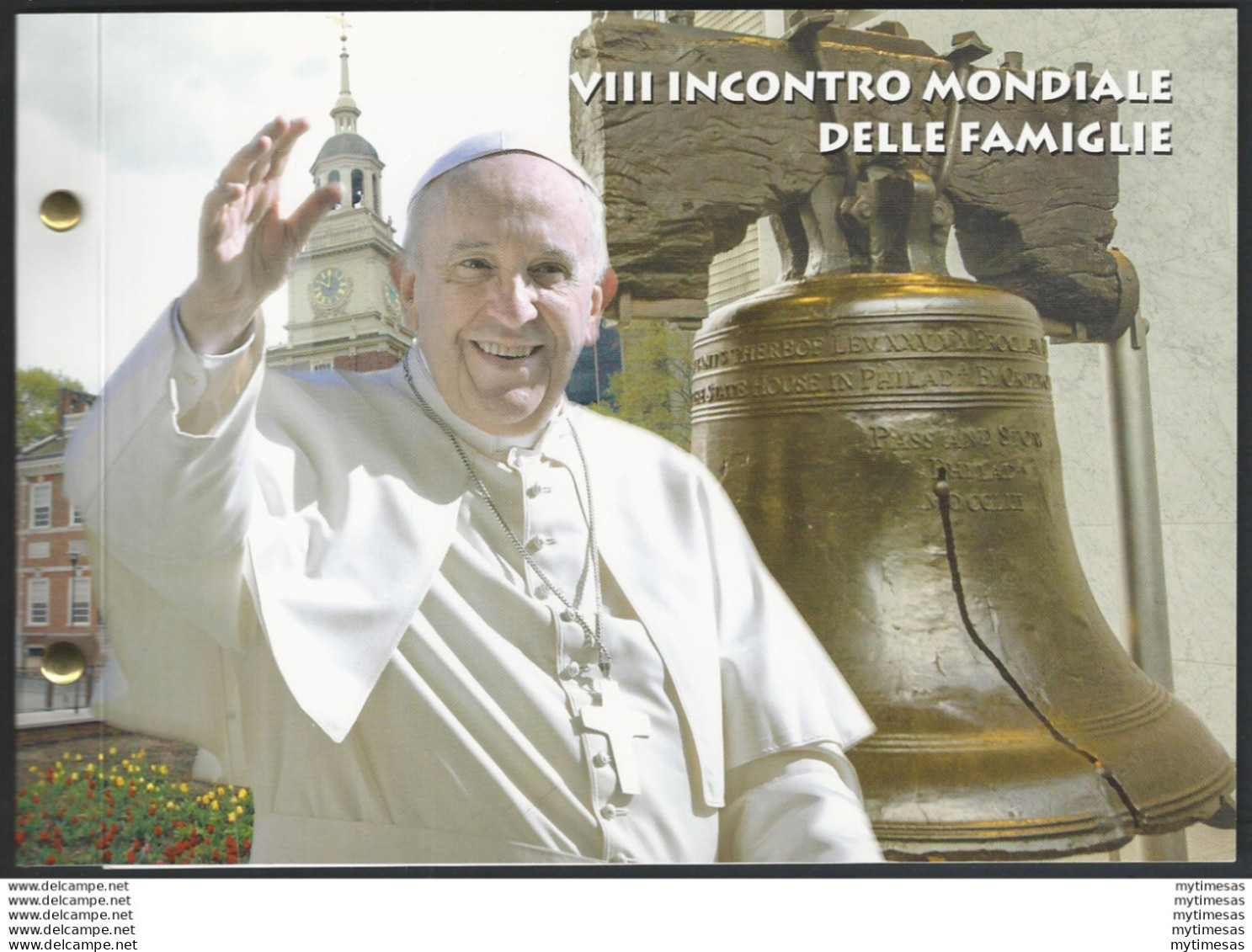 2015 Vaticano Famiglie € 2,00 Busta Filatelico-numismatica - Vatikan