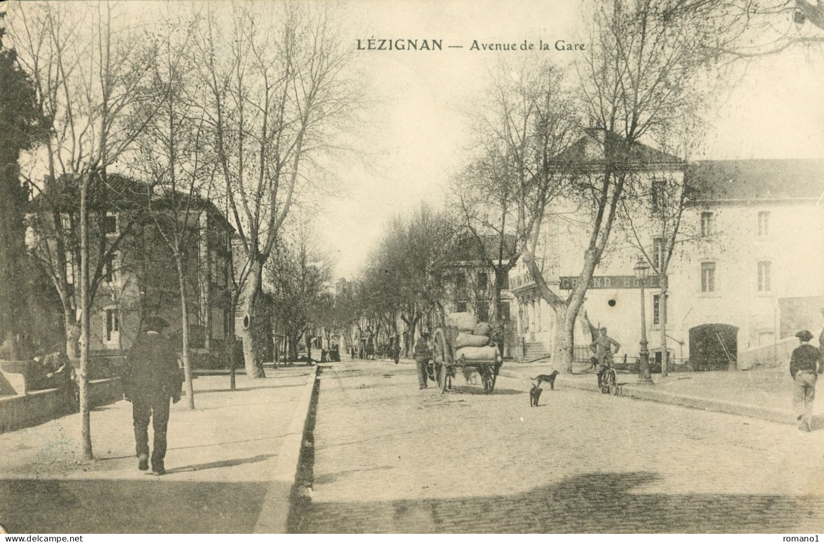 11)   LEZIGNAN   -  Avenue De La Gare - Other & Unclassified