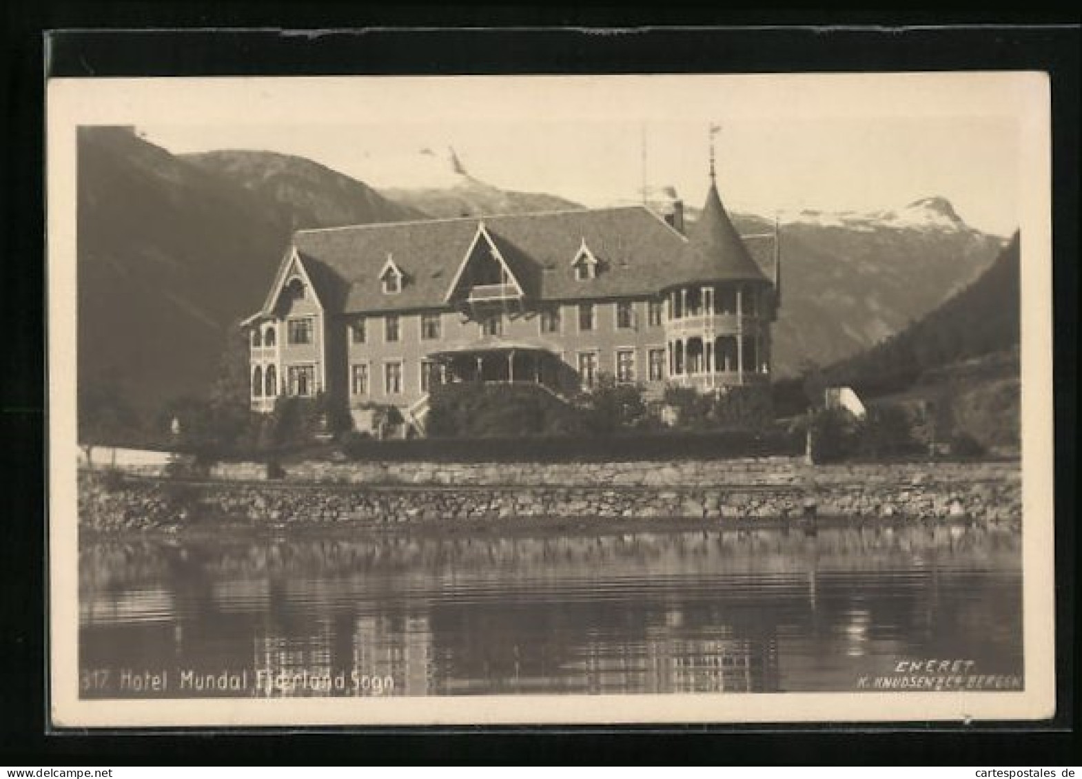 AK Fjaerland Sogn, Hotel Mundal  - Norvège