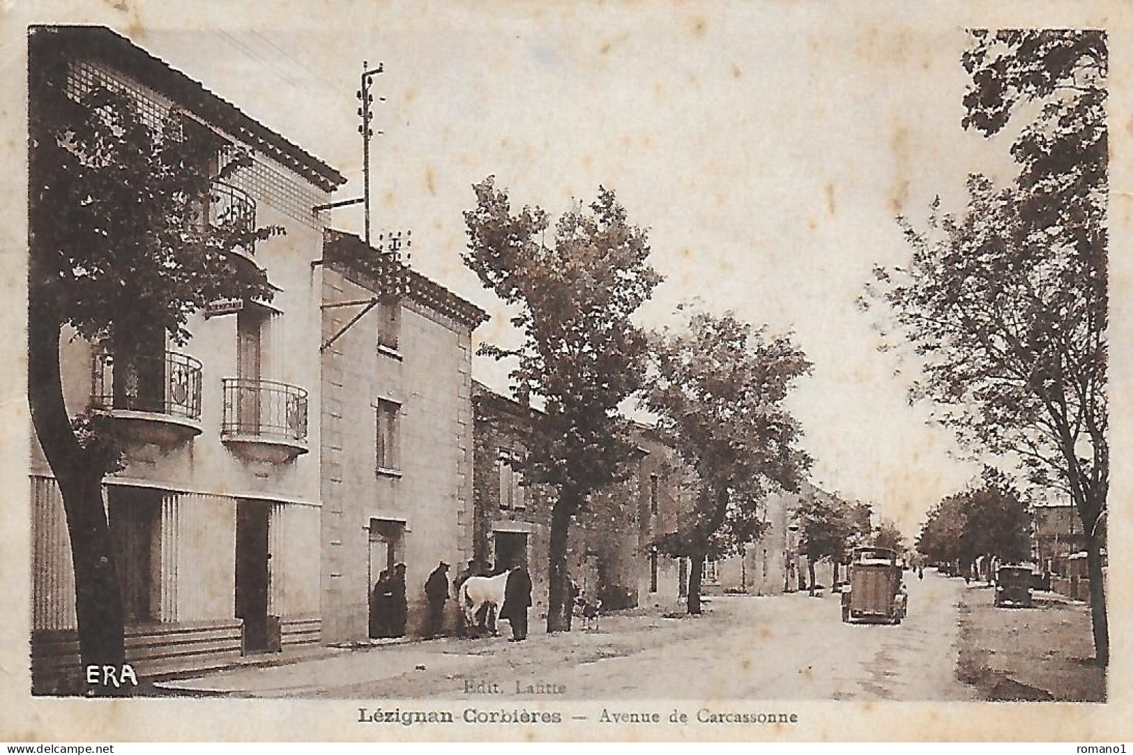 11)  LEZIGNAN  CORBIERES  -  Avenue De Carcassonne - Other & Unclassified