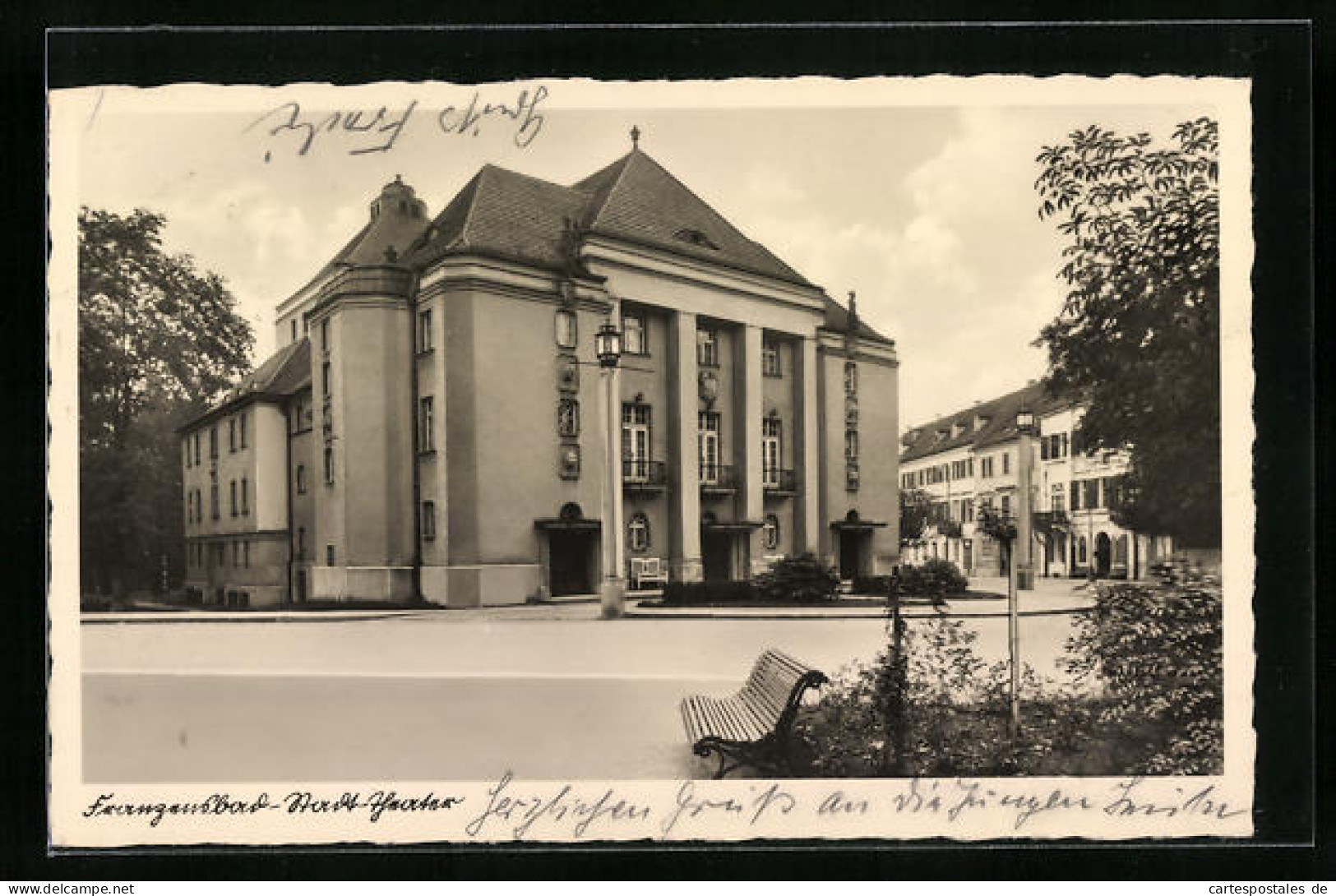 AK Franzensbad, Stadt-Theater  - Tchéquie