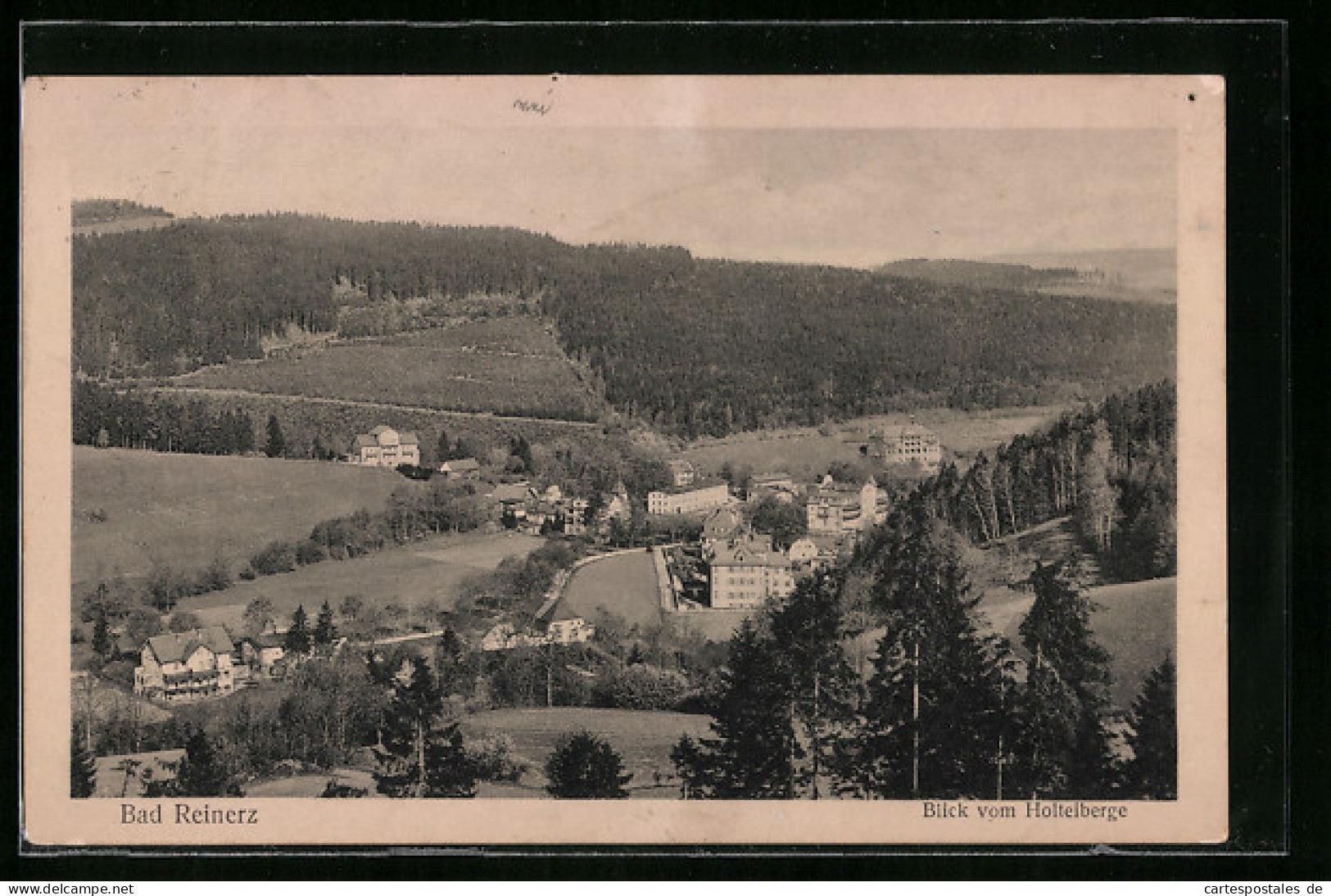 AK Bad Reinerz, Blick Vom Holteiberge  - Schlesien