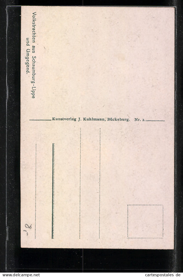 AK Jungen Und Mädchen In Volkstrachten Aus Schaumburg-Lippe  - Trachten