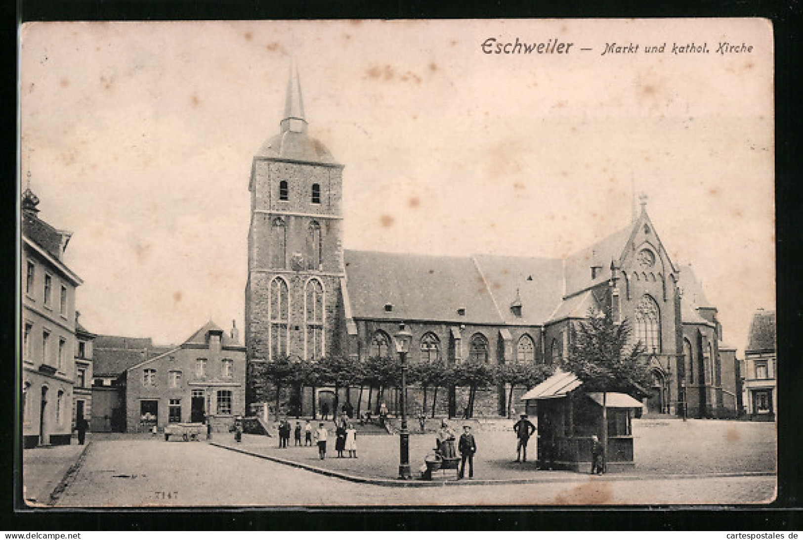 AK Eschweiler, Markt Und Kathol. Kirche  - Eschweiler