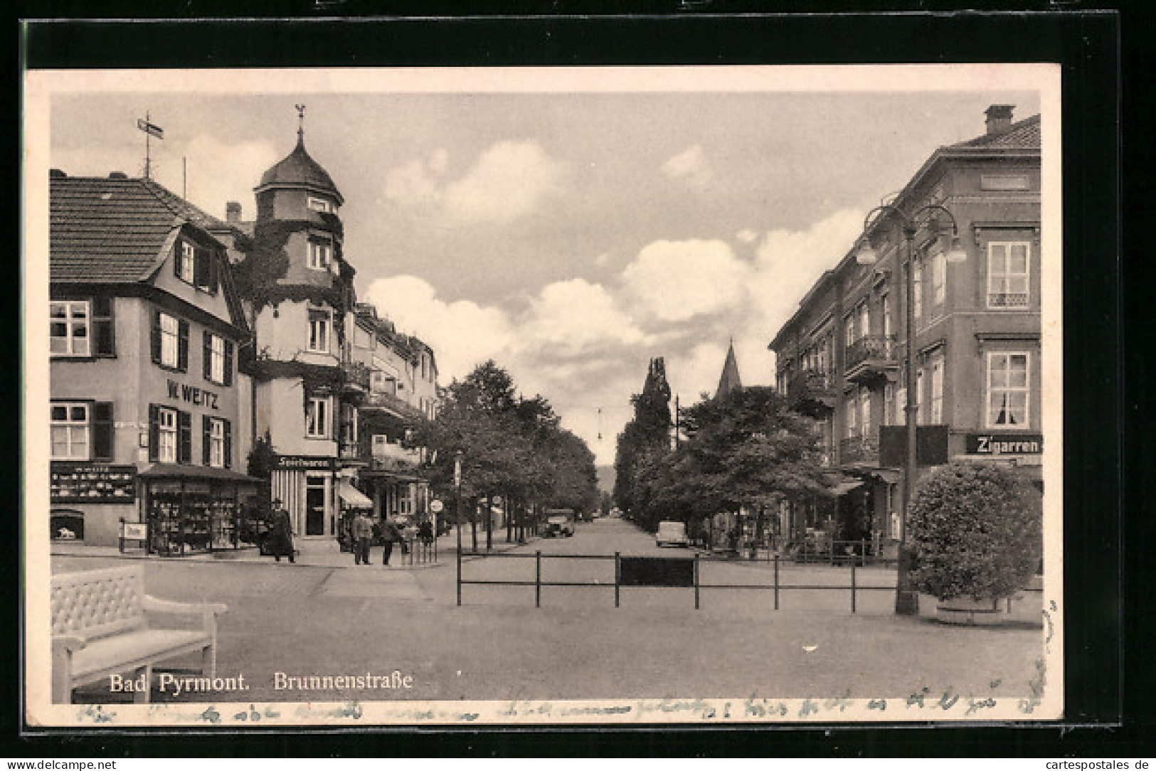 AK Bad Pyrmont, Spielwarenhandlung In Der Brunnenstrasse  - Bad Pyrmont