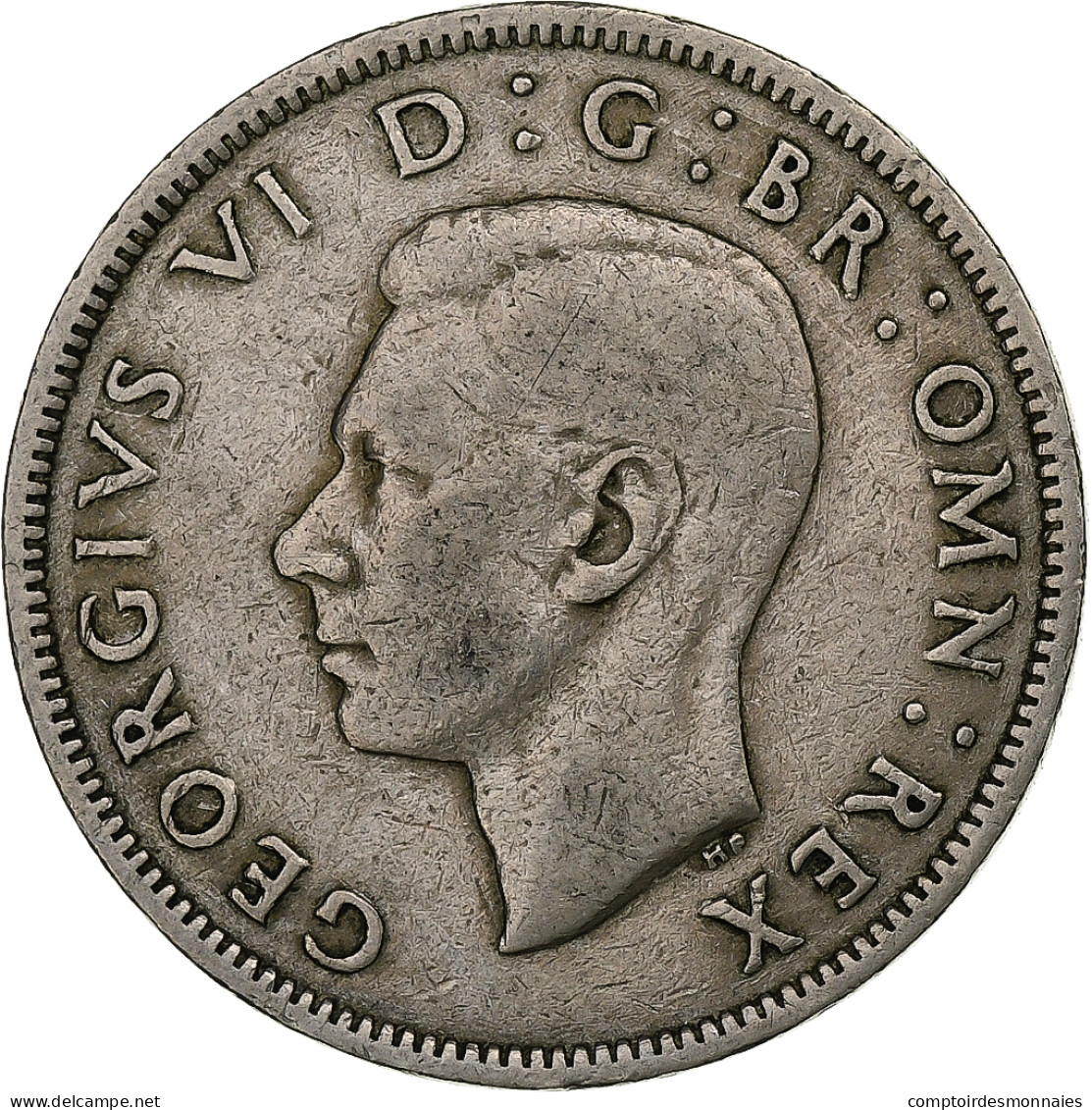 Grande-Bretagne, George VI, 2 Shillings, 1948, Londres, Cupro-nickel, TTB - J. 1 Florin / 2 Shillings