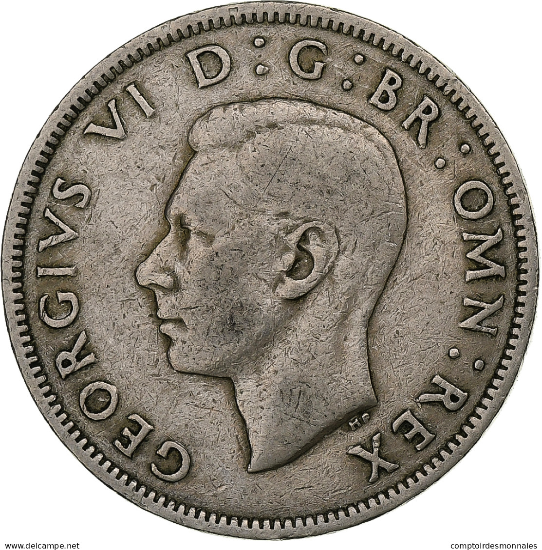 Grande-Bretagne, George VI, 2 Shillings, 1948, Londres, Cupro-nickel, TTB - J. 1 Florin / 2 Schillings