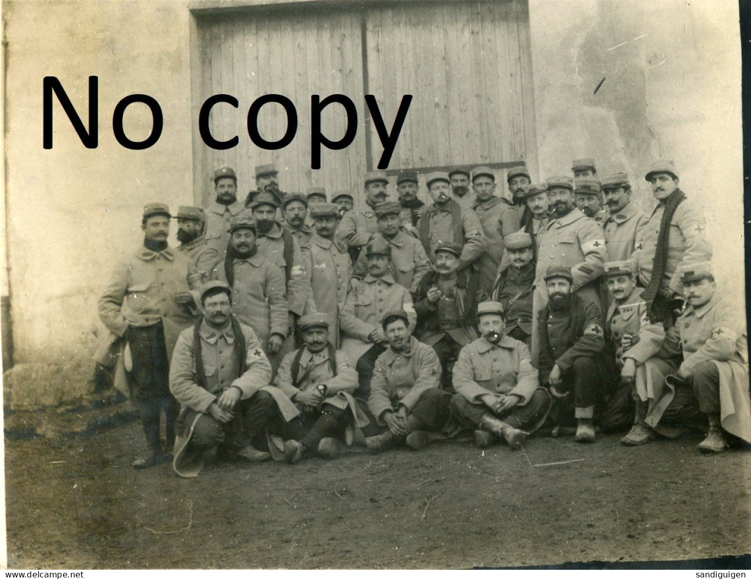 PHOTO FRANCAISE - BRANCARDIERS A CERCEUIL - CERVILLE PRES DE PULNOY - NANCY MEURTHE ET MOSELLE  GUERRE 1914 1918 - Guerre, Militaire