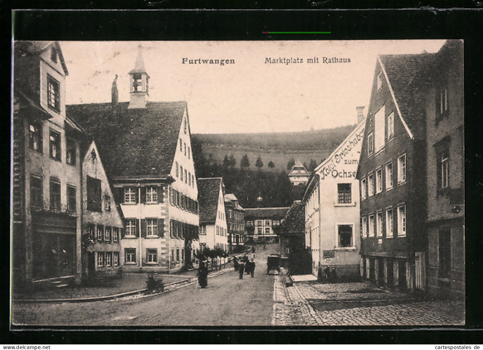 AK Furtwangen, Marktplatz Mit Rathaus  - Furtwangen