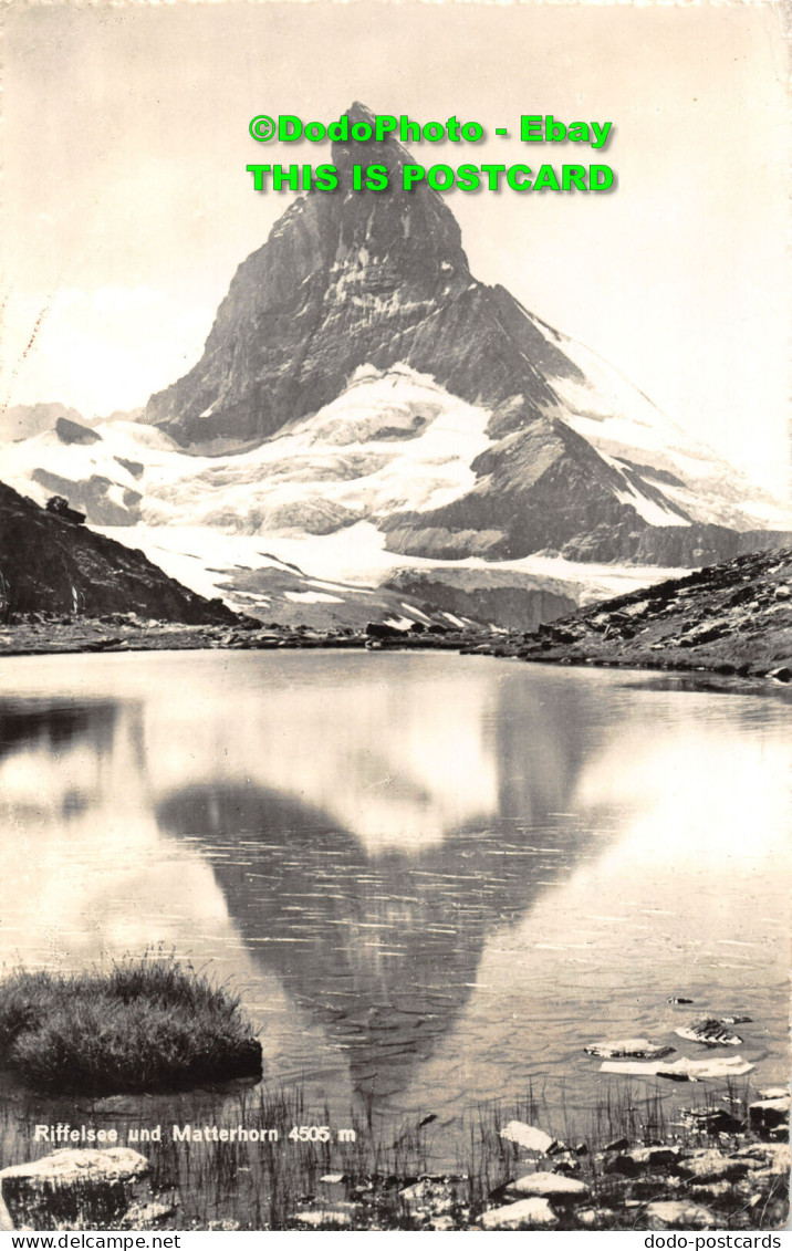 R452425 Riffelsee Und Matterhorn. Photoglob Wehrli. 1961 - Monde
