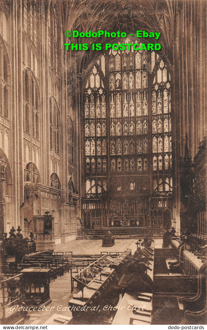 R452471 Gloucester Cathedral. Choir East. F. Frith. No. 65124 - Wereld