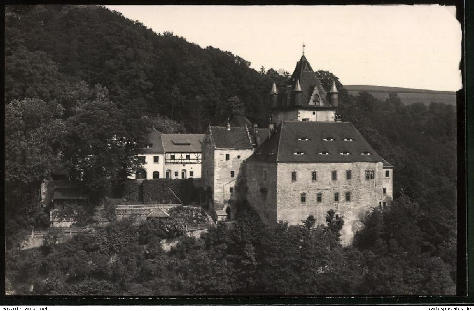 Fotografie Brück & Sohn Meissen, Ansicht Liebstadt I. Sa., Blick Auf Das Schloss Kuckuckstein  - Places