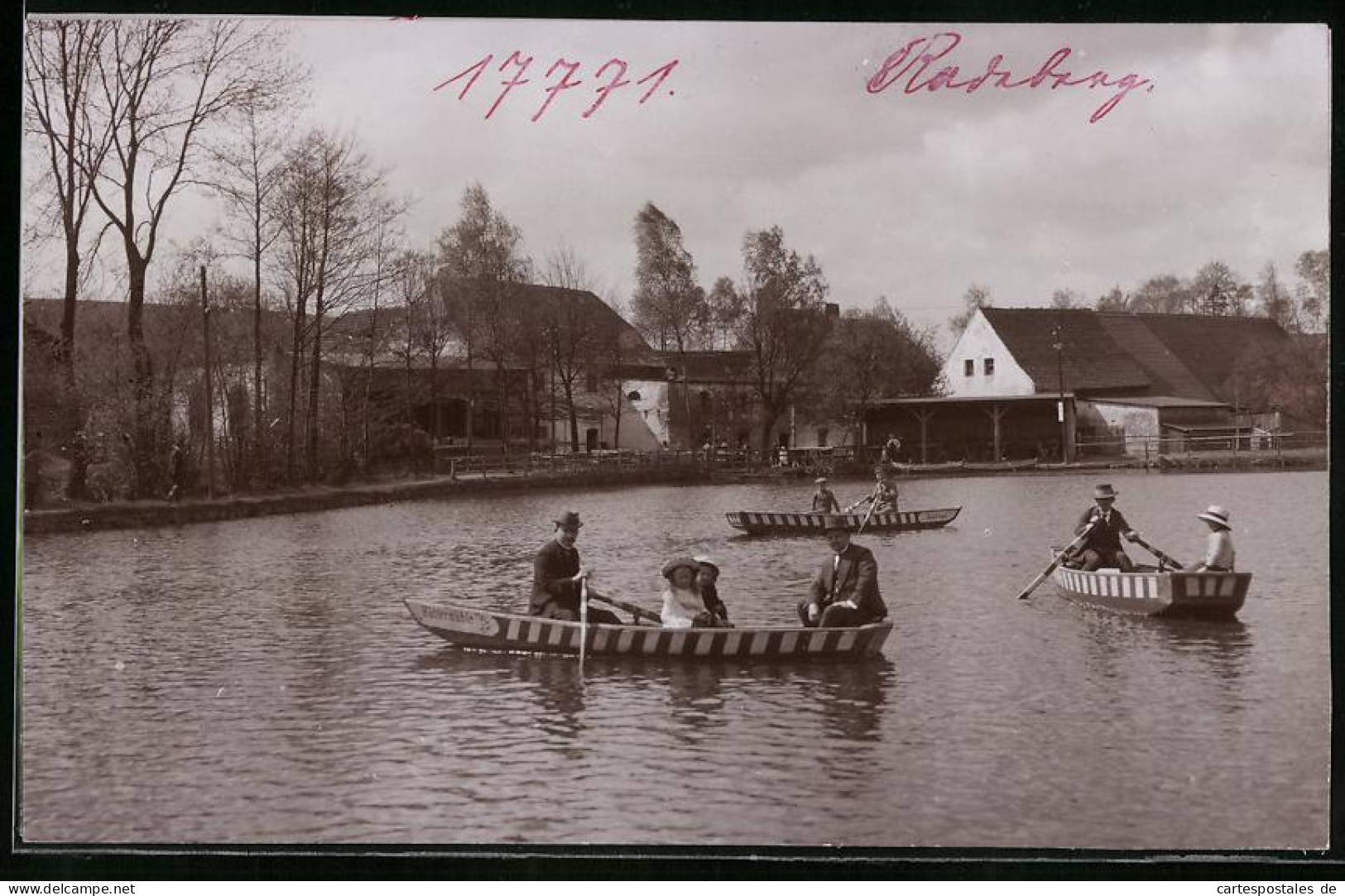 Fotografie Brück & Sohn Meissen, Ansicht Radeberg I. Sa., Hüttermühle Im Hüttertal Mit Gondelbetrieb  - Places