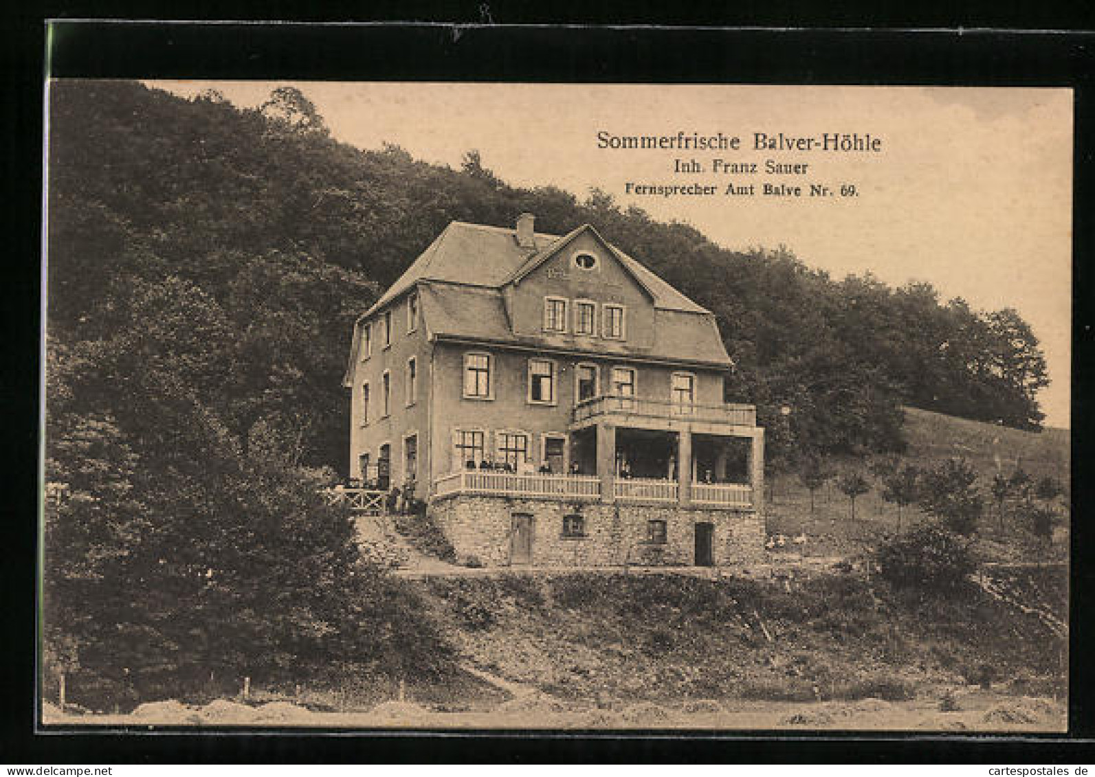 AK Balve, Sommerfrische Hotel Balver-Höhle  - Andere & Zonder Classificatie