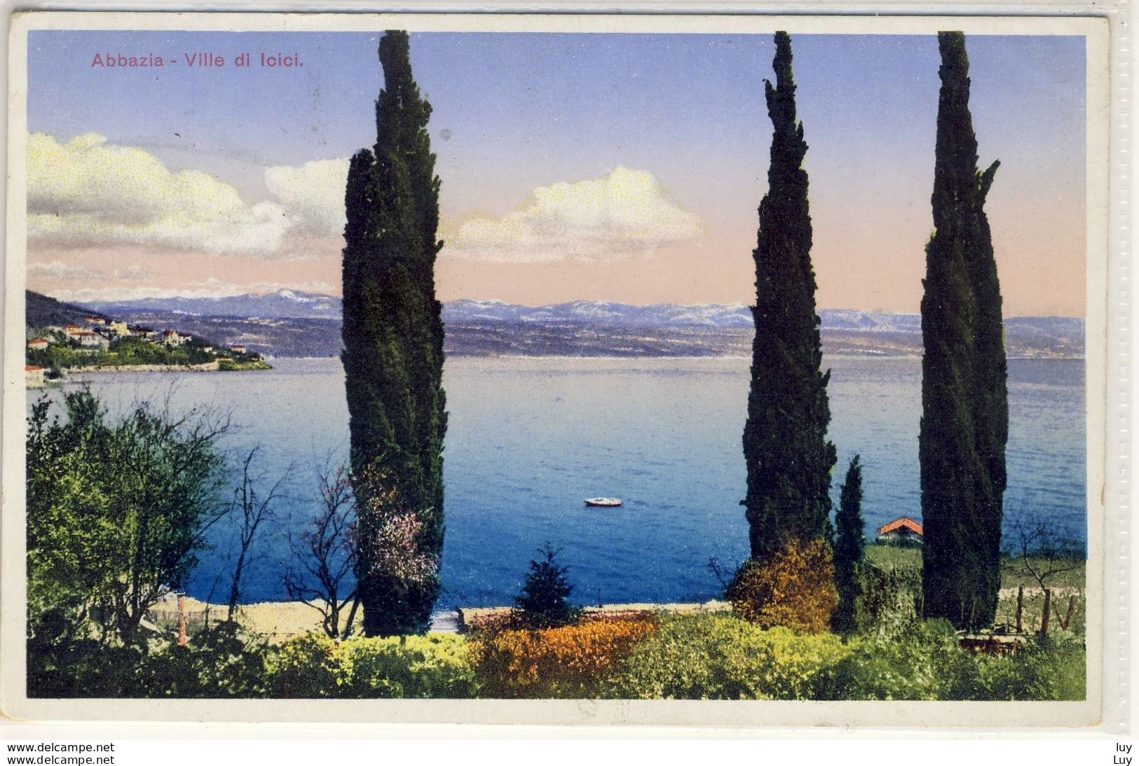 ABBAZIA  OPATIJA  VILLE DI ICICI  1934 - Croatia