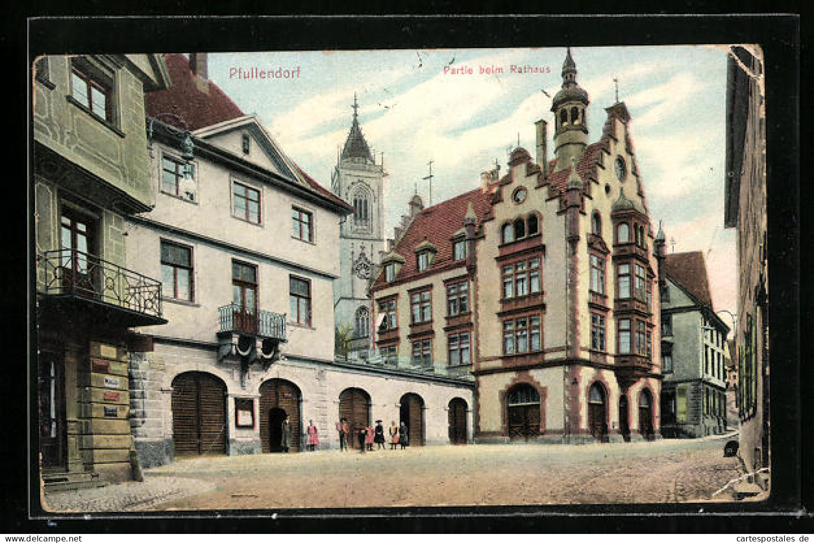 AK Pfullendorf, Partie Beim Rathaus  - Pfullendorf