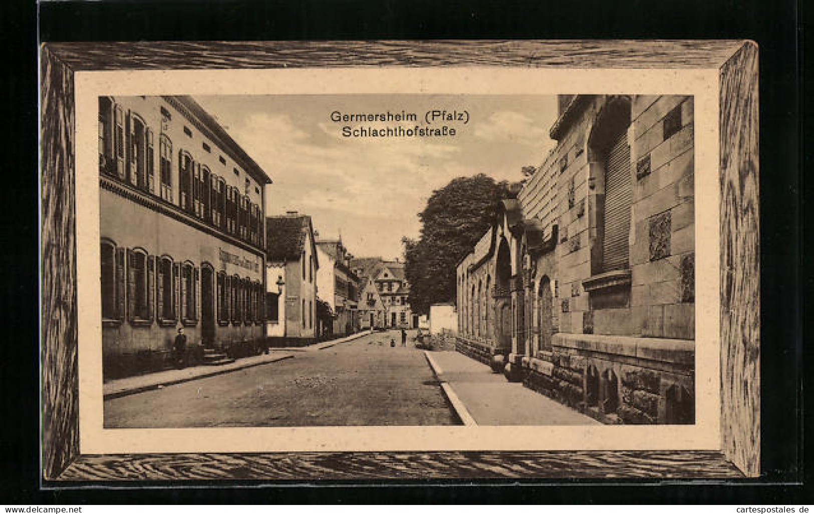 AK Germersheim, Partie Von Der Schlachthofstrasse  - Germersheim