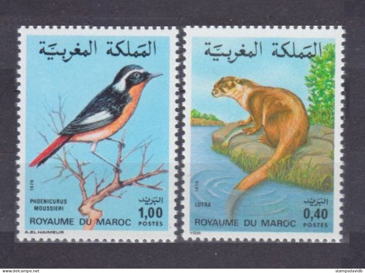 1979 Morocco 917-918 Fauna - Birds 3,50 € - Kolibries