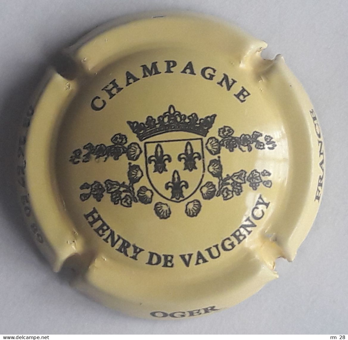 Vaugency Henry De : Capsule N° 22.a (Jaune-crème Et Noir) BE - Andere & Zonder Classificatie
