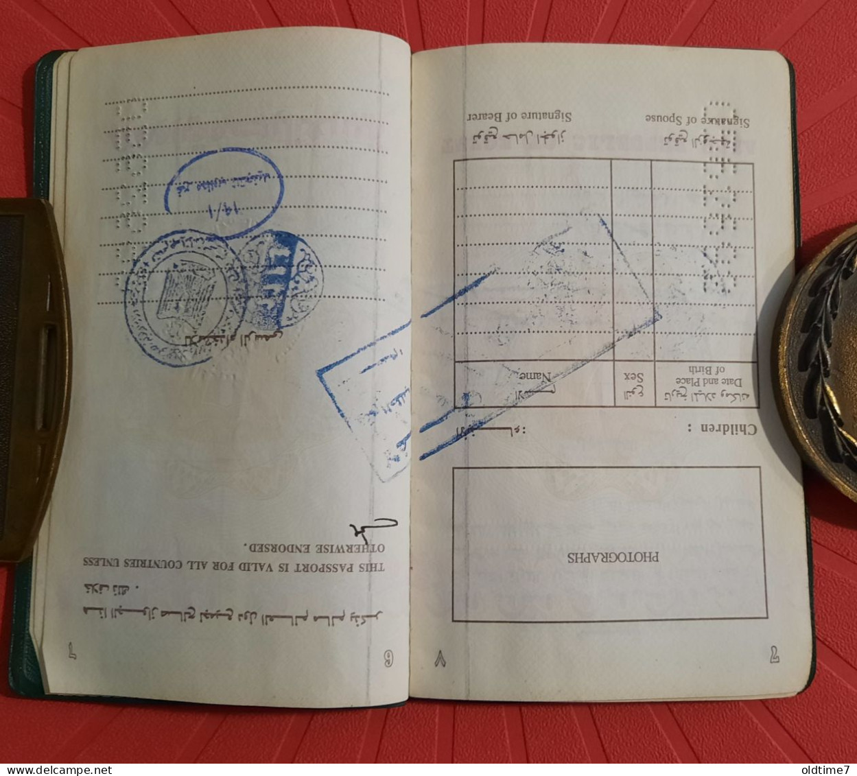 Egypt passport,  pasaporte, passeport, reisepass 2005