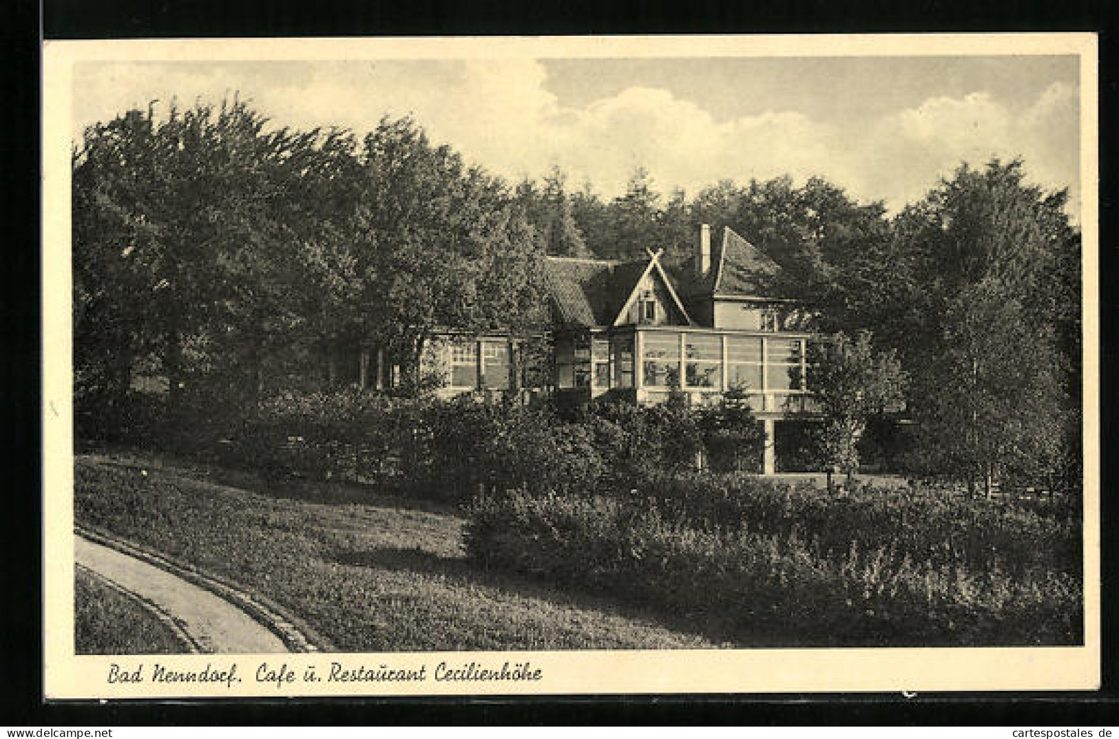 AK Bad Nenndorf, Café Und Restaurant Cecilienhöhe  - Bad Nenndorf